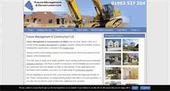 Desktop Screenshot of futureandconstruction.co.uk